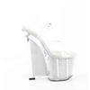 Pleaser - AMAZE808SRS Sandale à bride à la cheville - Transparent Product image